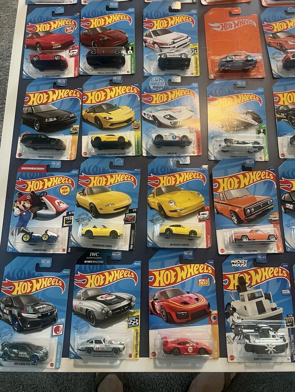 Hot Wheels 1:64 Car Lot Of 113 2020-2023 Unopened Carded Mainline Supercar JDM
